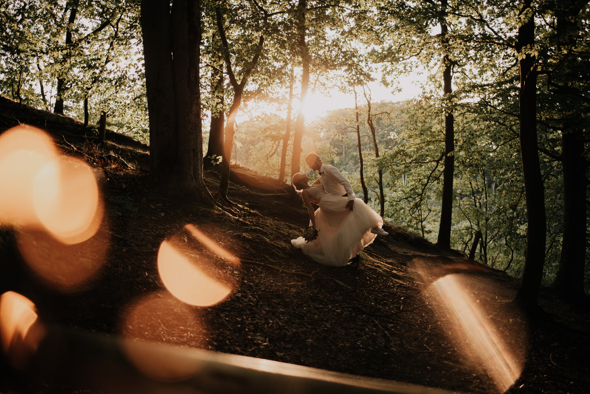 jezioro szmaragdowe w szczecinie zdjęcia fotografia ślubna